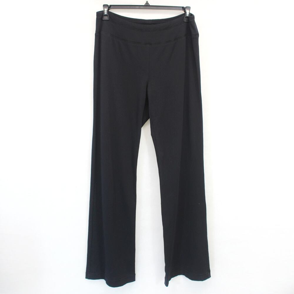 Karen by Karen Kane micro terry stretchy wide leg pull on pants black XL